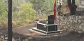 Son dakika haber! YANGINDA ŞEHİT MEZARINA ZARAR GELMEDİ
