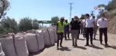 Assos Antik Liman'da kaya ıslahı çalışmaları sürüyor