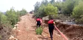 Emniyet Genel Müdürlüğü birlikleri orman yangınlarıyla mücadelede, Antalya'daki ekiplere destek veriyor