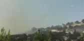 Kontrol altına alınan yangın bölgesinde yeniden alevler yükseldi