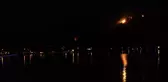 Marmaris'te gece devam eden yangın havadan görüntülendi
