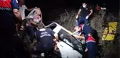 Çanakkale'de şarampole uçan otomobilde 4 kişi yaralandı