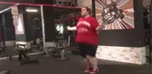 Kilo vermek için girdiği spor salonunda milyonlarca izlenmeye ulaştı