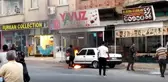 Park halindeki otomobil alev aldı