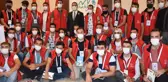 Hakkari Valisi Akbıyık, Damla Projesi gönüllülerini kabul etti