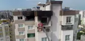 Klimadan yangın çıktı ev küle döndü