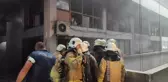 İş yerindeki patlama anı güvenlik kamerasında