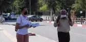 Gençlik ve Spor İl Müdürlüğü personeli ve gönüllü gençler maske dağıttı