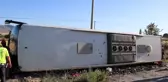 Yolcu otobüsü devrildi: 33 yaralı (2)