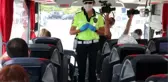 ESKİŞEHİR'DE, YOLCU OTOBÜSLERİNE DENETİM