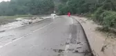 Ordu'da sağanak nedeniyle dere taştı, yol geçici olarak ulaşıma kapandı