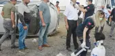 SÜRÜCÜ ADAYININ KULLANDIĞI ARAÇ TAKLA ATTI: 2 YARALI