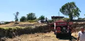 Çan'daki anız yangını evlere ulaşmadan söndürüldü