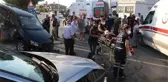 CİPLE ÇARPIŞAN OTOMOBİLDE AYNI AİLEDEN 4 KİŞİ YARALANDI