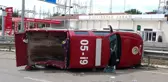 Yangın ihbarına giden ekip kaza yaptı: 5 yaralı