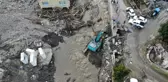 Zafer köyündeki çalışmalar havadan görüntülendi