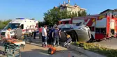 Çubuk'ta iki araç çarpıştı: 4 yaralı