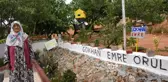Şehit oğullarının emaneti bahçeye gözleri gibi bakıyorlar