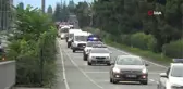 Yangın bölgesinden ülkelerine dönen Azeri itfaiyecilere Sürmene'den de bıçak hediyesi