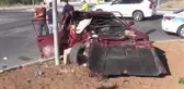 Yozgat'ta tırla çarpışan otomobildeki 3 kişi yaralandı