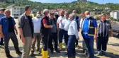 Enerji ve Tabii Kaynaklar Bakanı Dönmez, afet bölgesinde incelemelerde bulundu