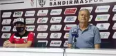 Menemenspor Teknik Direktörü Mutlu: 