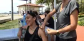 AVCILAR'DA SAHİLE GELENLERE AŞI