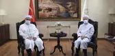Diyanet İşleri Başkanı Erbaş, KKTC Din İşleri Başkanı Ünsal'ı kabul etti