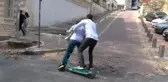 İSTANBUL'DA KURALLARA UYMADAN KULLANILAN SCOOTERLAR TEHLİKE SAÇIYOR