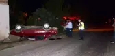 Yayaya çarpmamak için frene basınca takla attı: 2 yaralı
