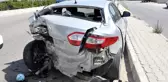 Su almak için duran otomobile hafif ticari araç arkadan çarptı: 1 yaralı