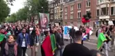 AMSTERDAM - Hollanda'da Afganistan'daki sivillere destek gösterisi düzenlendi
