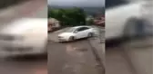 KASTAMONU - Bozkurt Belediye Başkanı Yanık'ın selden son anda kurtulduğu görüntüler ortaya çıktı