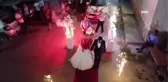 Pozitif gelinin düğünü mahallelinin kabusu oldu