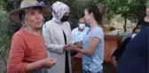 AK Partili Leyla Şahin Usta, yangında zarar gören alanlarda incelemede bulundu