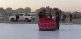 Ay yıldız desenli yerli üretim sıcak hava balonu tanıtıldı