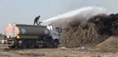 Mısır silajı balyalarının bulunduğu tarlada çıkan yangın kontrol altına alındı