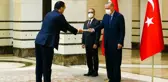 Son dakika haber! Tacikistan'ın Ankara Büyükelçisi Gulov, Cumhurbaşkanı Erdoğan'a güven mektubu sundu