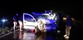 TEKİRDAĞ'DA HAFİF TİCARİ ARAÇLAR ÇARPIŞTI: 7 YARALI