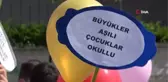 Veliler ve öğretmenler aşıya koştu