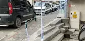(ARTVİN- Artvin'de yürüyen merdivenleri arılar bastı