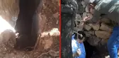 Tuvalet için kazılan foseptik çukurundan tarih fışkırdı! Kazdıkça tünelde daha da ilerledi