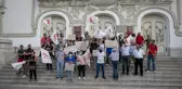 ABD Kongresi heyetinin Tunus ziyareti protesto edildi
