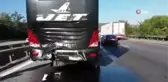 Son dakika haberi! TEM'de 7 aracın karıştığı zincirleme kazada 10 kişi yaralandı