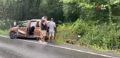 Yağış sonrası kayganlaşan yolda kaza: 1'i bebek 3 yaralı