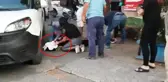 Yoldan geçen gence çarptı, aracın frenleri tutmayınca bir de ezdi