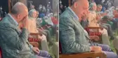 Cumhurbaşkanı Erdoğan, seslendirdiği şiiri dinlerken gözyaşlarına hakim olamadı