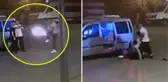 Güvenlik kamerası saniye saniye kaydetti! Tartıştıkları genci pompalıyla vurup, yerde tekmelediler