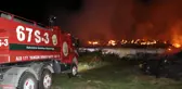 Ev, samanlık ve ahır yandı