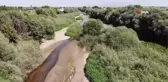Gediz Nehri kuruma noktasına geldi, kum adacıkları oluştu